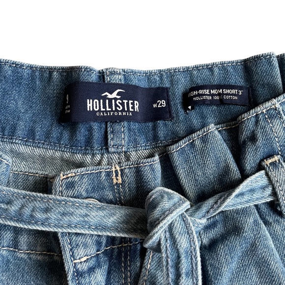 Hollister Women’s High Rise Mom Denim Shorts 3” Inseam Size 9 - Picture 3 of 7